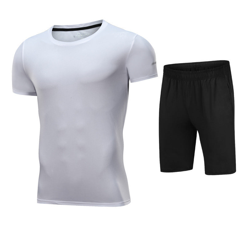B-READY Unisex Sportswear short sleeve fitness shorts running suit