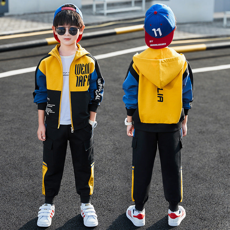 B-READY Boys Spring Clothing Sports Jacket Trousers Suit