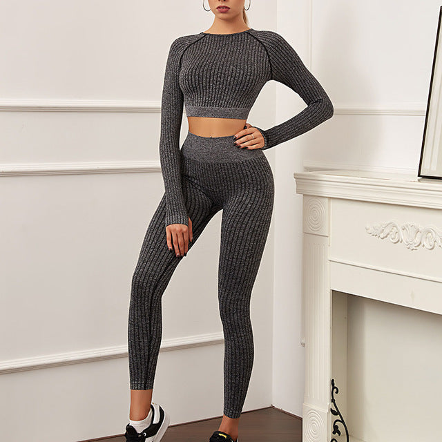 B-READY
Woman Winter New Women Suits Gym Fitness Leggings