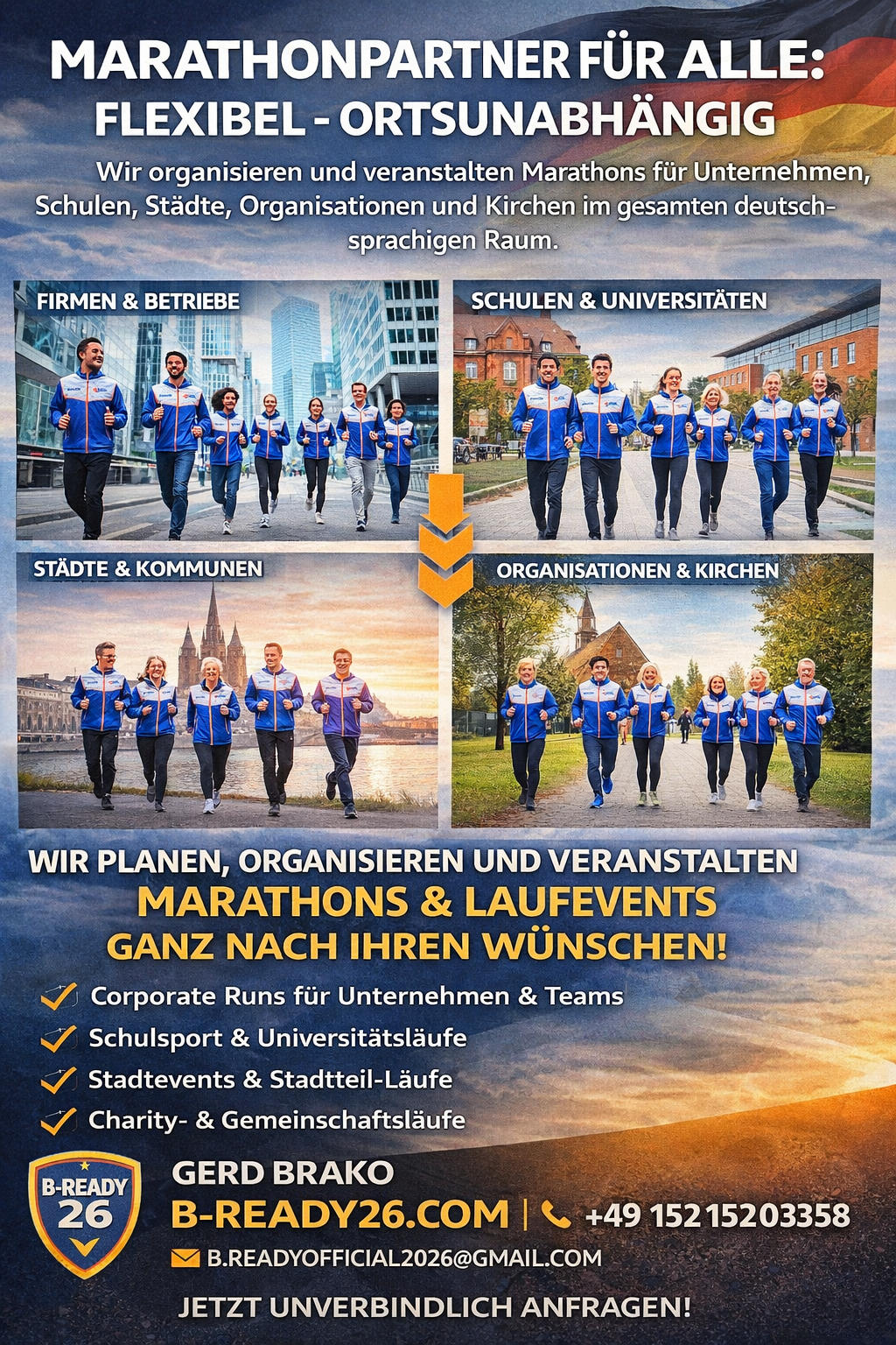 💼 Event-Beratung & Konzept - Professionelle Marathon-Planung | B-READY