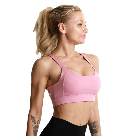 B-READY
Woman Shockproof Cross Straps Bra Running Gym Sports Bra Top