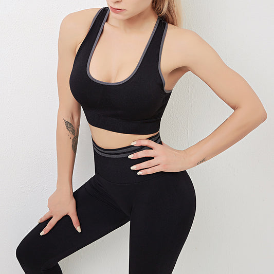 B-READY Women Workout Activewear Sports-Bra Outfit Leggings Seamless Fitness High-Waist New Gym