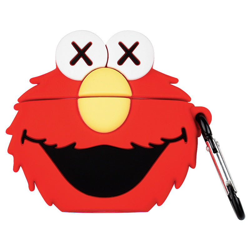 B-READY Cartoon Retro Gramophone Wireless Bluetooth Headset Silicone Case Sport Gym Fitness