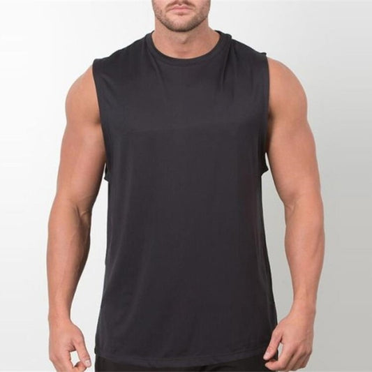 B-READY Brand New Plain Tank Top Men Bodybuilding Singlet Gyms Strin 2026