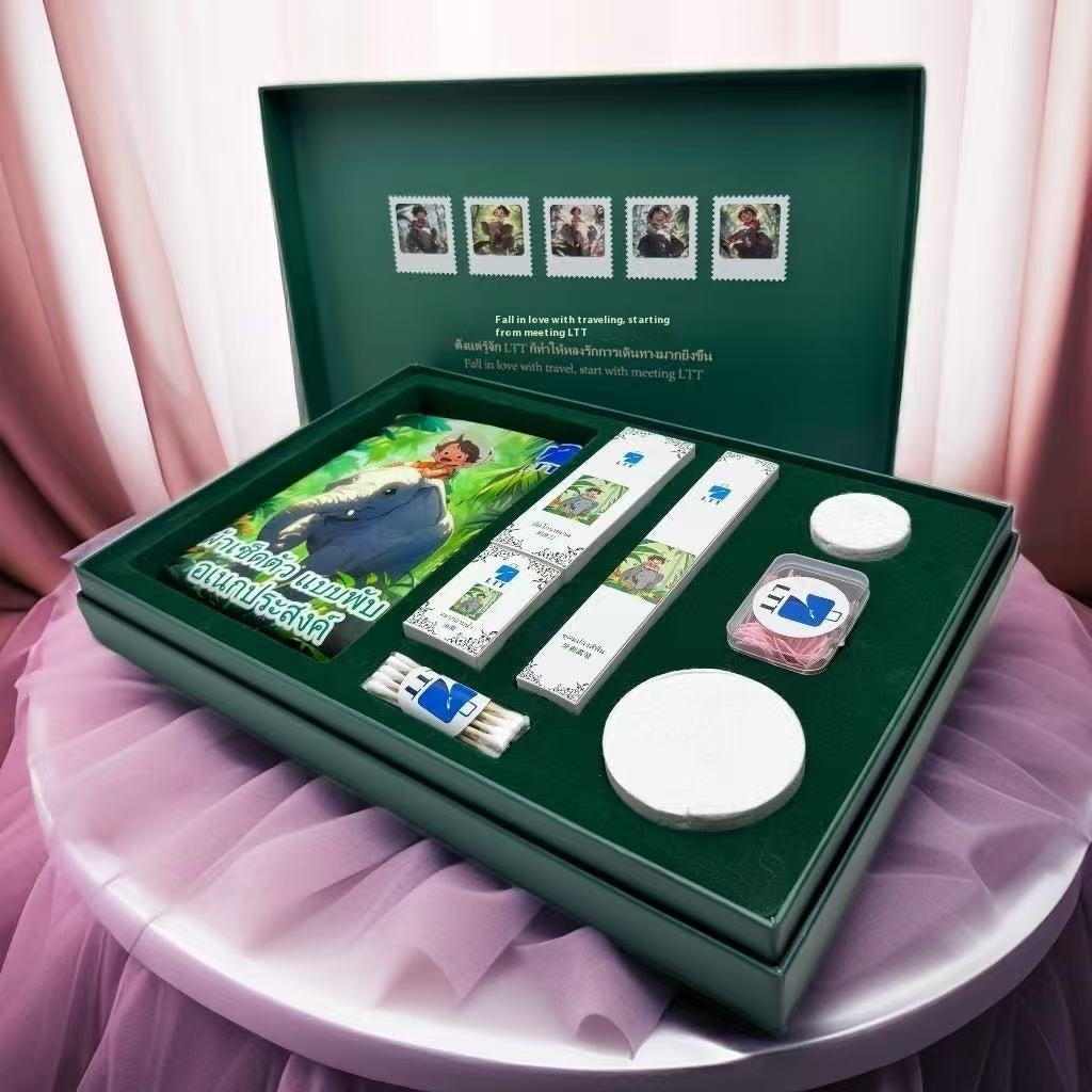 B-READY Folding Bath Towel Gift Box Set Kids Gift Box Thailand Edition