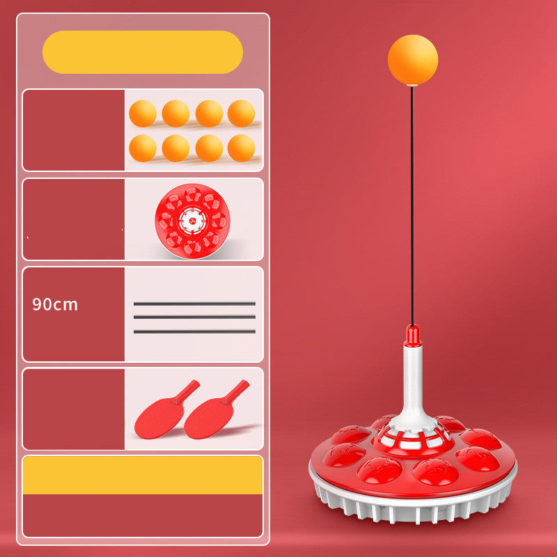 B-READY Household Suction Cup Type Self Training Elastic Flexible Shaft Children Parent Child Ball Training Device