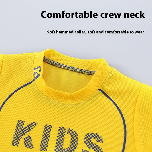 B-READY Children Short-sleeved Uniform Sportswear Set Unisex