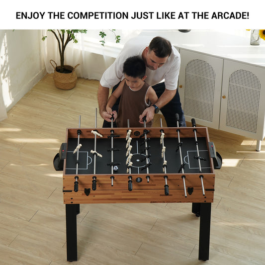 B-READY 48in Folding Portable Combination Game Table Set With Ping Pong, Air Hockey, Pool Billiards For Kids And Adults, Indoor And Outdoor Games