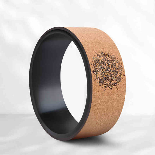B-READY API Cork Rubber Yoga Wheel Girlfriend Gift