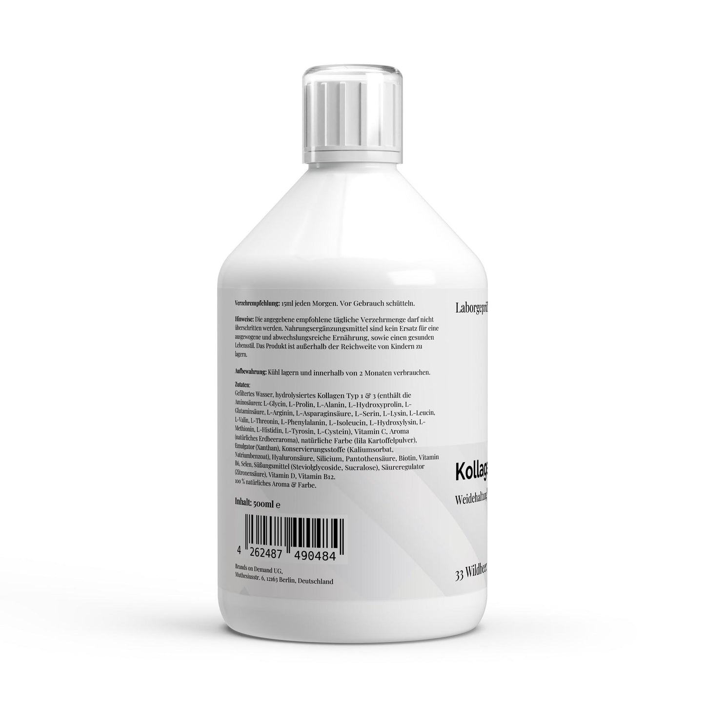 Kollagen Vital PLUS+ Shots (1500 DA) - Wild Berry - 500ml