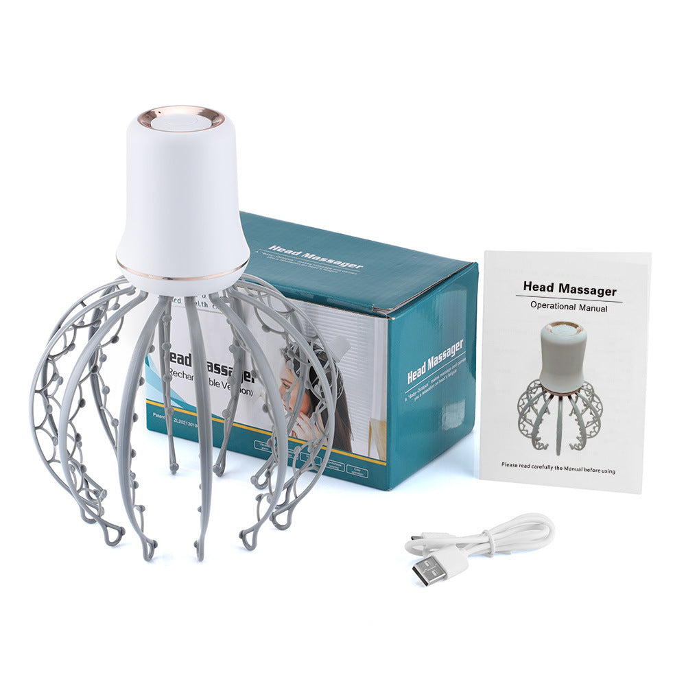 B-READY Octopus Electric Head Massage Tingler Feels Good