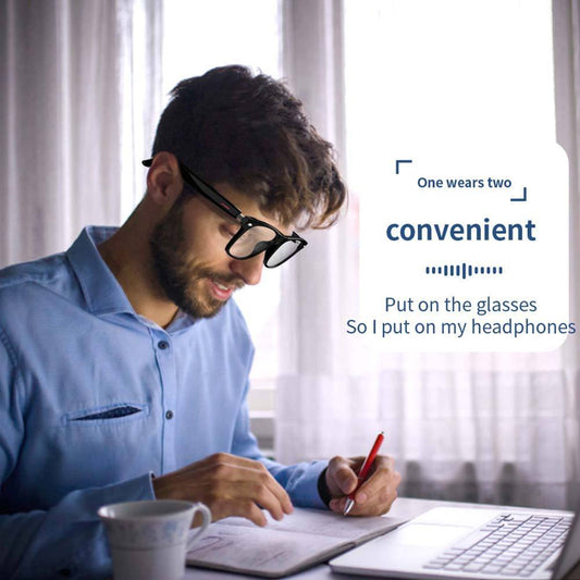 B-READY SENBONO E13 Ai Smart Glasses Outdoor Smart Sport Hands-Free Call Music Headphone Anti-Blue Eyeglasses Wireless BT Voice Sunglasses model 2026