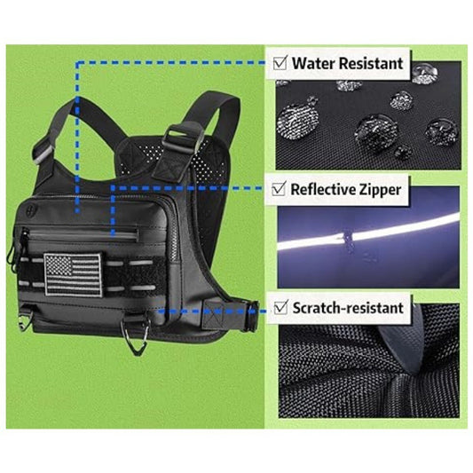 B-READY Men's Tactical Outdoor Sports Chest Bag Jogging Running Bag Military Style B-PREPARED 2026