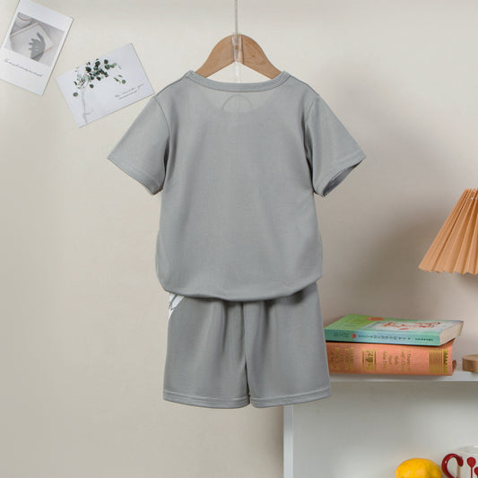 B-READY Children's Short Sleeve Quick Drying Clothes Suit Outdoor Breathable Sportswear