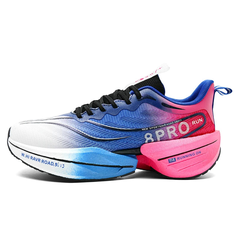 B-READY NEW Sports Running Shoes 2026 Men and Woman Marathon Breathable Comfortable Women Athletic Training Outdoor Sneakers Air Cushion Carbon Plate