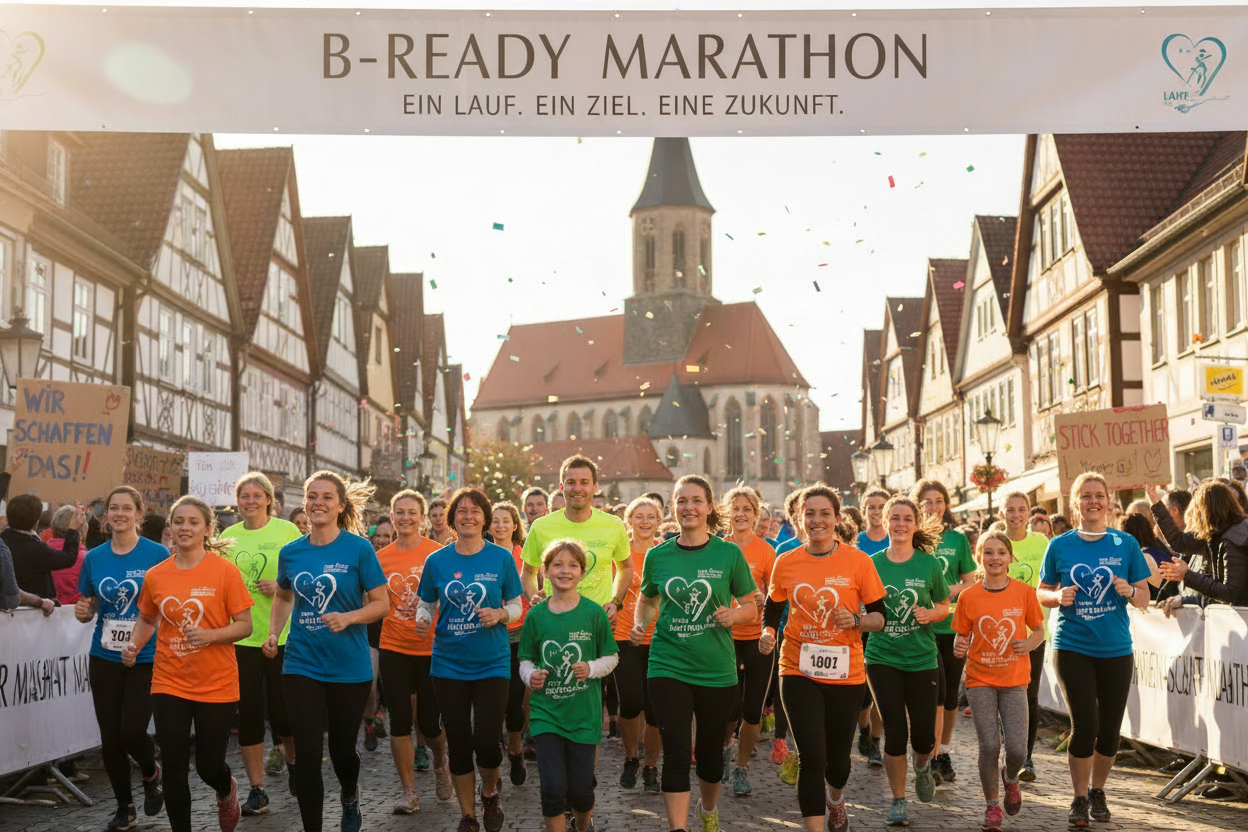 auf dem Banner einfach B-READY MARATHON rest so lassen danke
