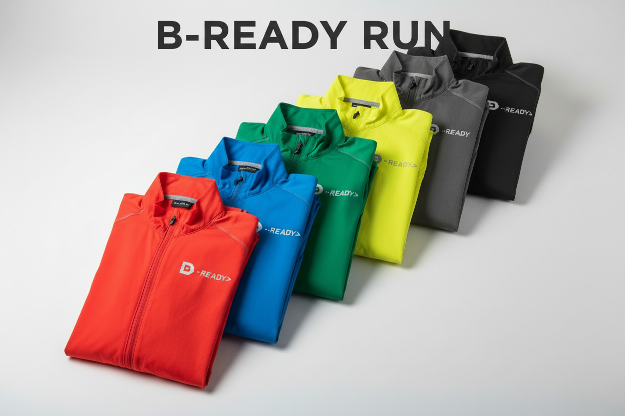 B-READY Logo rest so lassen und B-READY RUN Überschrift