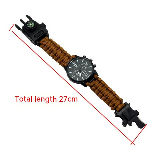 B-READY Multifunctional Survival Led Light Outdoor Waterproof Camping First Aid Parachute Cord Climbing Watch B-PREPARED 2026 Gift Idea
