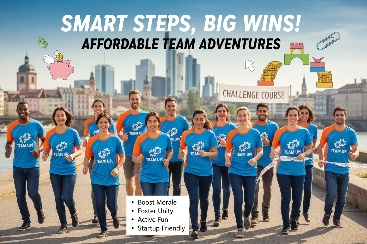 💼 BUDGET BETRIEBSAUSFLUG - Günstig & Gut!
Team-Building für kleine Budgets! Perfekt für Start-ups, kleine Firmen und Teams mit begrenztem Budget!
✅ Komplett-Paket (€500 für 15 Personen):
🏃 3 Stunden Programm - Action & Teamwork
🎯 5km Team-Run - Gemeinsam oder Staffel
🎮 Team-Challenges - 3-5 Aufgaben
🎽 Firmen-Trikots - Mit Logo (optional)