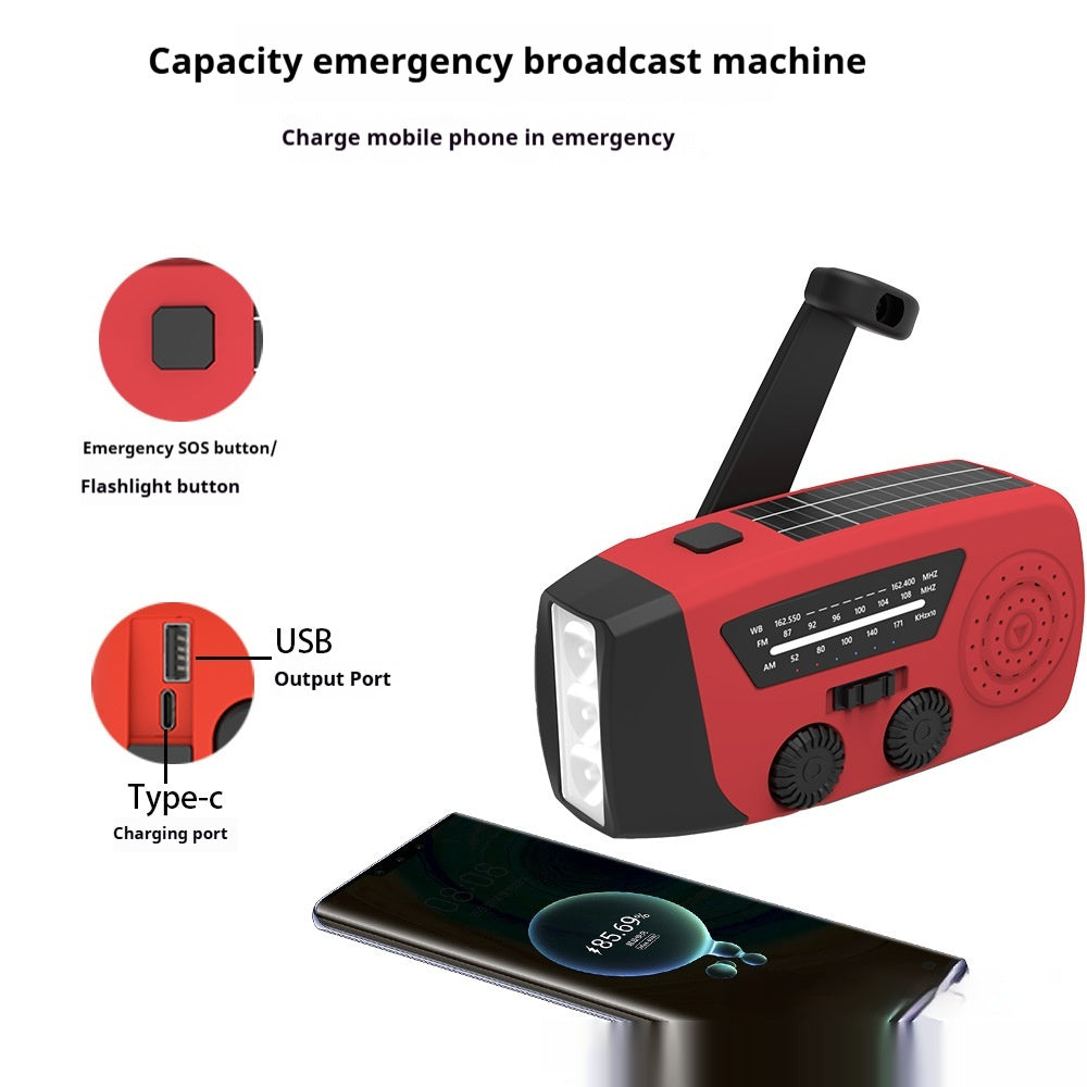 B-READY Rechargeable Hand Radio Emergency Disaster Prevention Power Torch B-PREPARED 2026