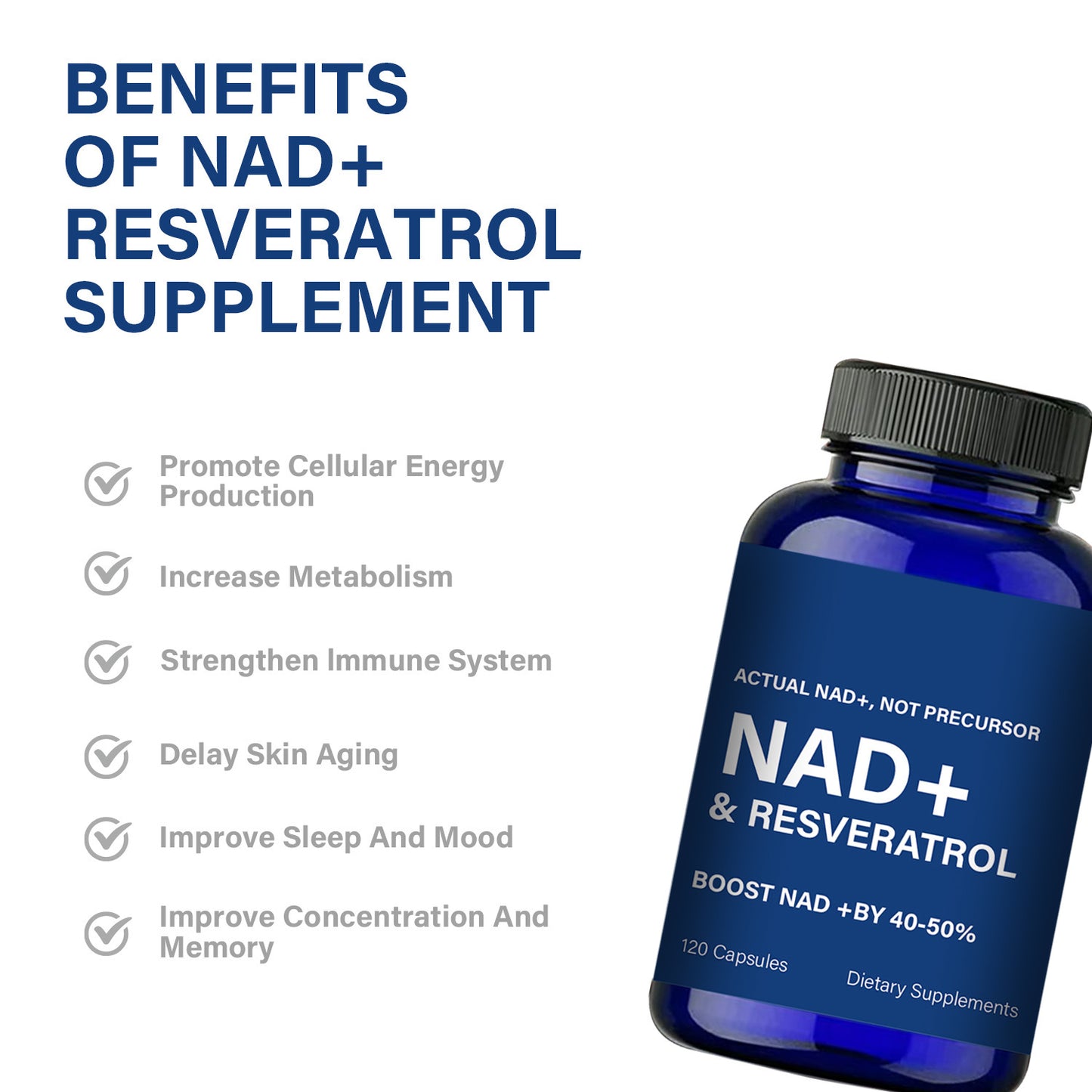 B-READY Resveratrol Sleep Supplement Capsules For Men