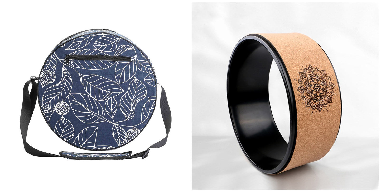 B-READY API Cork Rubber Yoga Wheel Girlfriend Gift