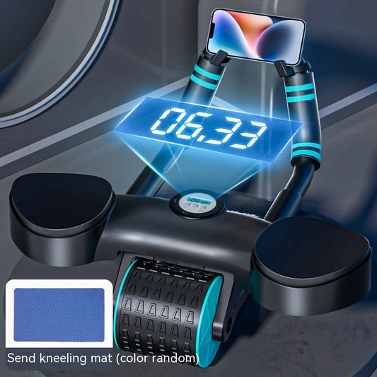 B-READY Home Gym Abdominal Wheel Automatic Rebound Fitness Equipment Health Household