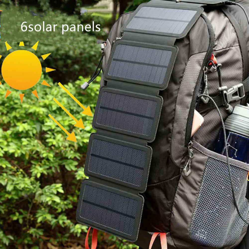 B-READY Outdoor Folding Solar Panel Charger Portable 5V 2.1A USB Output Devices Camp Hiking Backpack Travel Power Supply For Smartphones B-PREPARED 2026