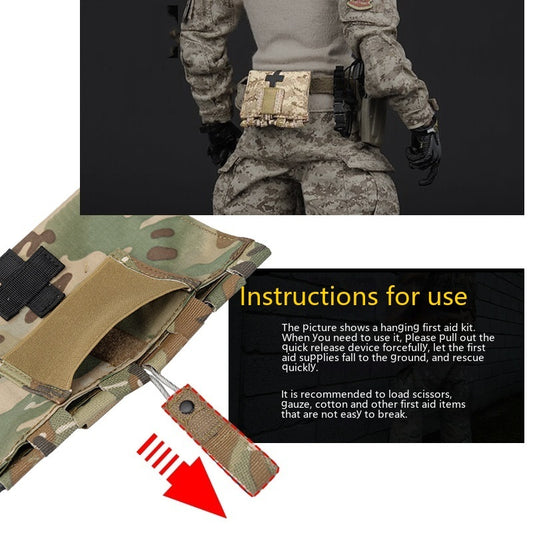 B-READY Family Seal First Aid Kits Medical Vest Bum Sundry Bag B-PREPARED