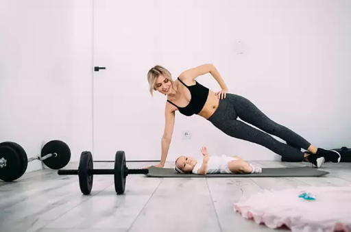 Postpartum Beginner Workout Guide - 4 Week Recovery Program with Nutrition Plan