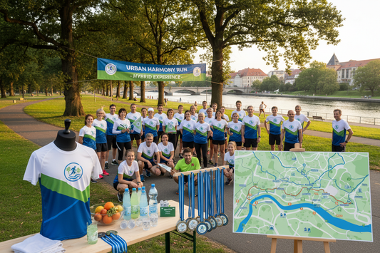 Powered by B-READY26.com 🔵 HYBRID RUN PAKET - Lokal, Stressfrei, Ohne Straßensperren
Lokales Event ohne Behördenstress! Empfohlene Strecken, lokaler Treffpunkt, leichte Betreuung.
✅ Was ist enthalten:
🎽 Individuelles Trikot-Design - Mit eurem Logo
🗺️ Empfohlene lokale Strecken - Parks, Uferwege, Runden
📍 Lokaler Startzeitraum - Gemeinsamer Treffpunkt
🚰 Getränke am Treffpunkt - Wasser & Iso-Getränke
👥 Betreuung Light - 2-3 Betreuer vor Ort
🏅 Medaillen & Zertifikate - Digital & optional p