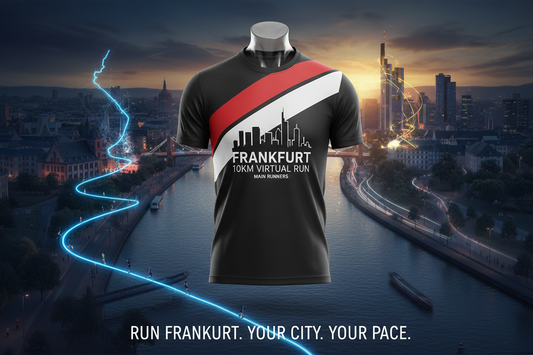 🏃 VIRTUAL RUN FRANKFURT 10KM - Main City Run!
10km durch Frankfurt! Entlang des Mains!
✅ Komplett-Paket (€35):
🎽 Frankfurt City-Trikot - Skyline, Schwarz/Rot/Weiß
🏅 Digitale Medaille - Mit Name & Zeit
📜 Zertifikat - Offiziell
🗺️ 10km Route-Map - Römer → Main Tower → Skyline
❤️ €16 Charity - Frankfurter Kinderhilfe
📋 Spendenquittung - Steuerlich absetzbar