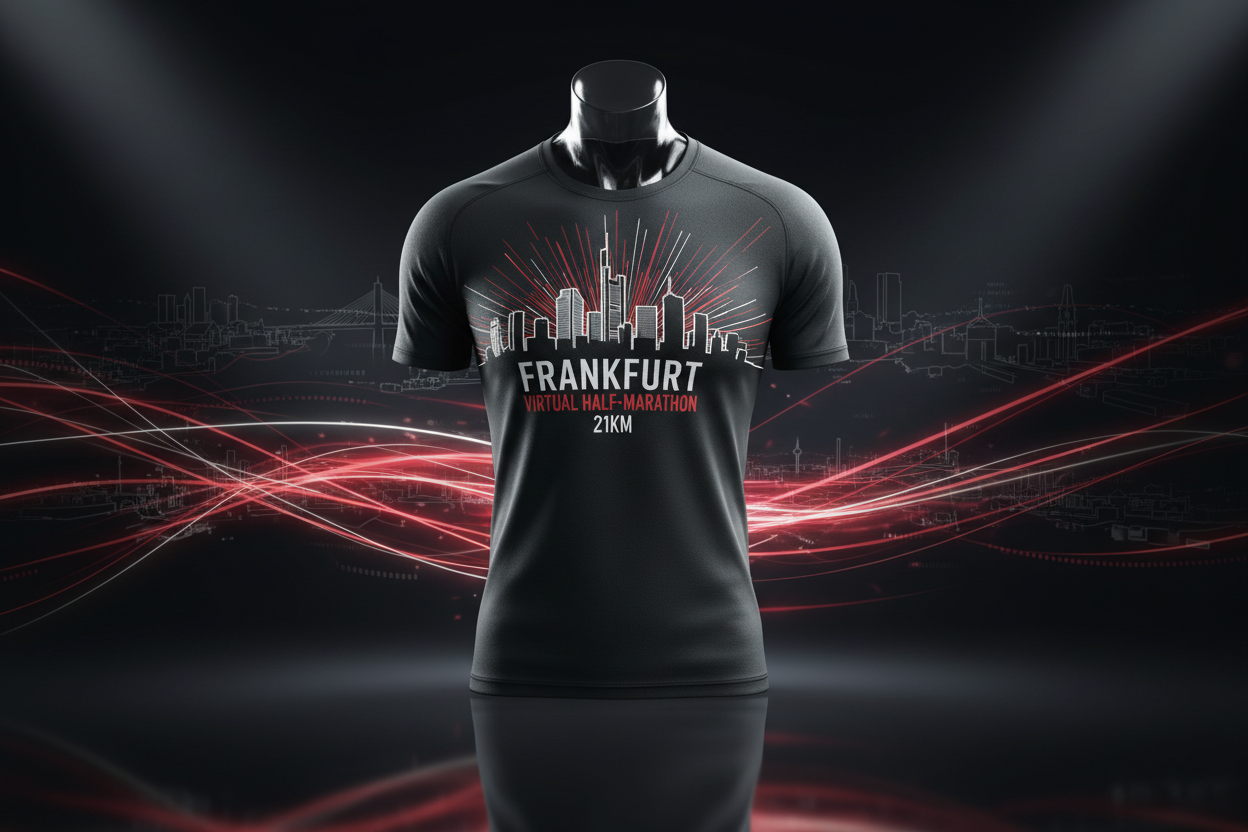 🏃 VIRTUAL RUN FRANKFURT 21KM - Halbmarathon!
21km durch Frankfurt! Die Challenge für die Finanzmetropole!
✅ Komplett-Paket (€45):
🎽 Frankfurt City-Trikot - Skyline, Schwarz/Rot/Weiß
🏅 Digitale Medaille - Mit Name & Zeit
📜 Zertifikat - Offiziell
🗺️ 21km Route-Map - Große Frankfurt-Runde
🏆 Leaderboard - Halbmarathon Kategorie
❤️ €20 Charity - Frankfurter Kinderhilfe
📋 Spendenquittung - Steuerlich absetzbar
📖 8-Wochen Trainingsplan - Inklusive