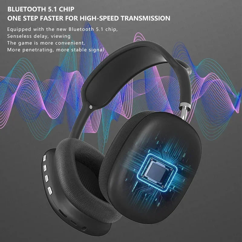 P9 Wireless Bluetooth Headset "Find my Apple" Gym Fitness Sport Running Outdoor Sports Gaming Wireless Headphones With Mic Noise Cancelling Earbuds Bluetooth Earphones