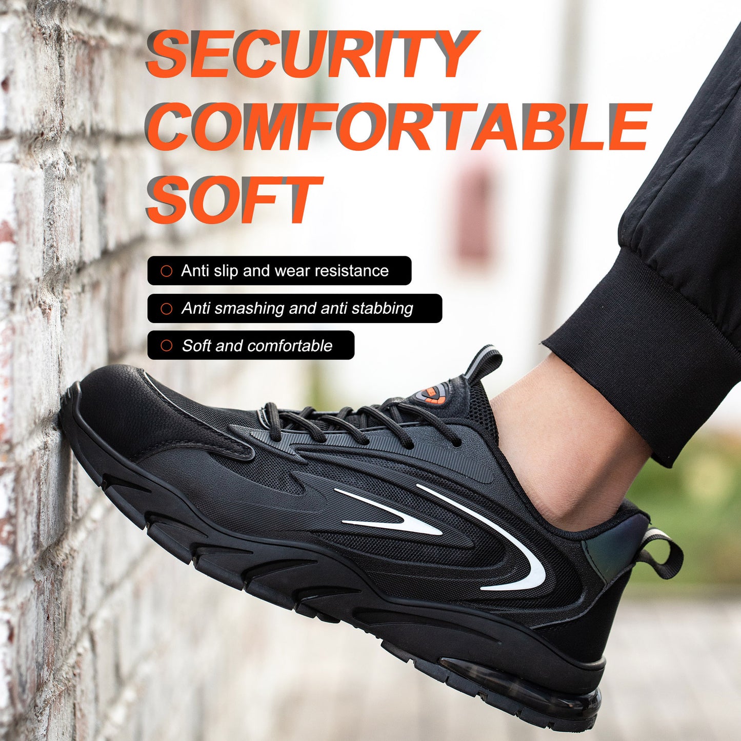 B-READY Anti-smashing And Anti-stab Safety Shoes Men's Breathable B-PREPARED 2026