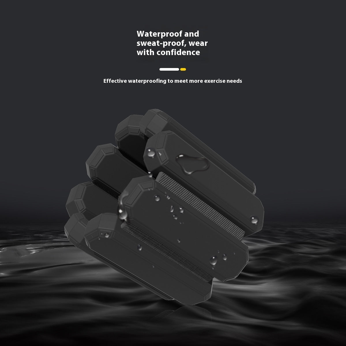 B-READY Home Solid Color Casual Invisible Fitness Sports Weight-bearing Bracelet