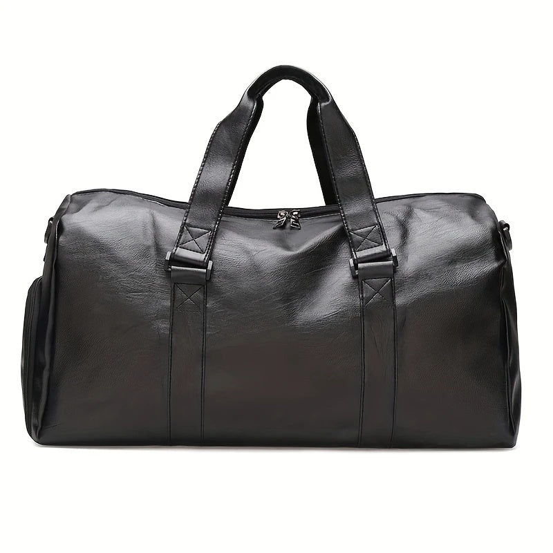 B-READY Sport unisex Couple  Fitness Bag, Travel Bag, Black Stylish Business Travel Bag, Separate Shoe Depot, Zip Off, For Gym, Sport, Travel, Waterproof