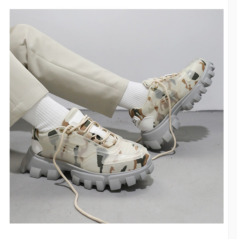 B-READY Paar Unisex-Schuhe mit dicker Sohle, Camouflage, Sport, neues Modell, limitierte Auflage 2026