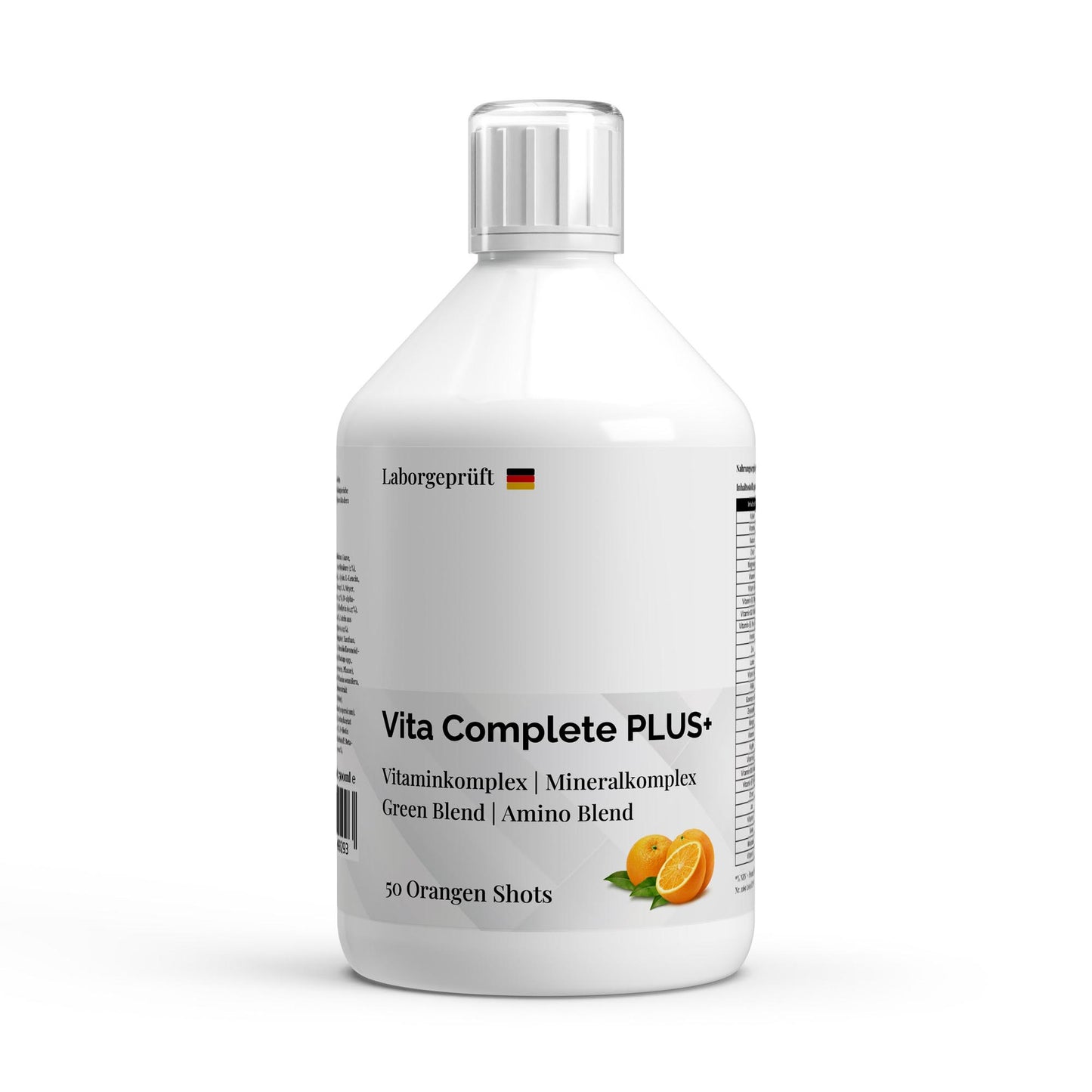 Vita Complete PLUS+ 50 vegane Shots - Fresh Orange - 500ml