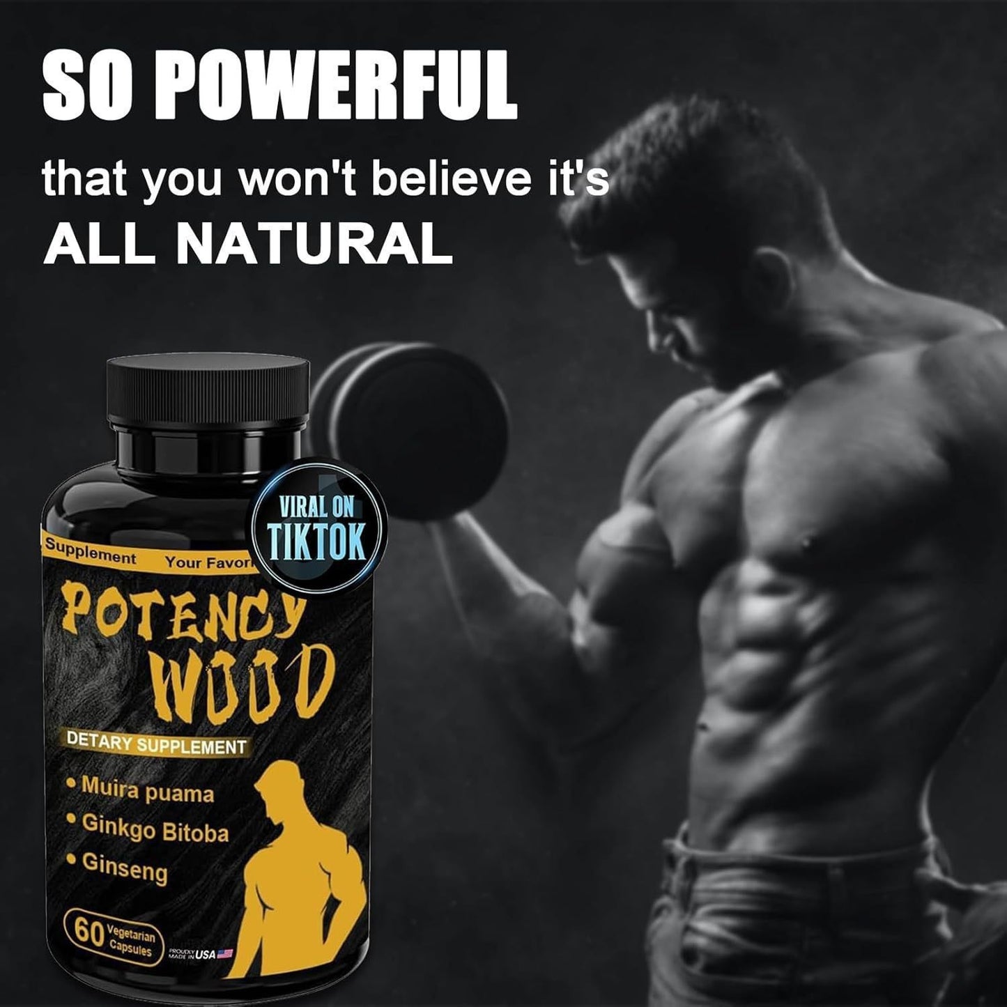 B-READY South Africa Drunk Eggplant Silver Tribulus Terrestris Herbal Supplement Capsules made in USA