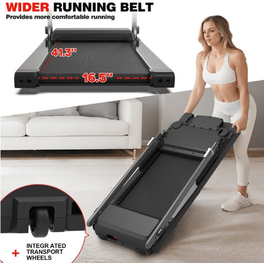 B-READY Treadmill With Tabletop Workstation And Adjustable Height