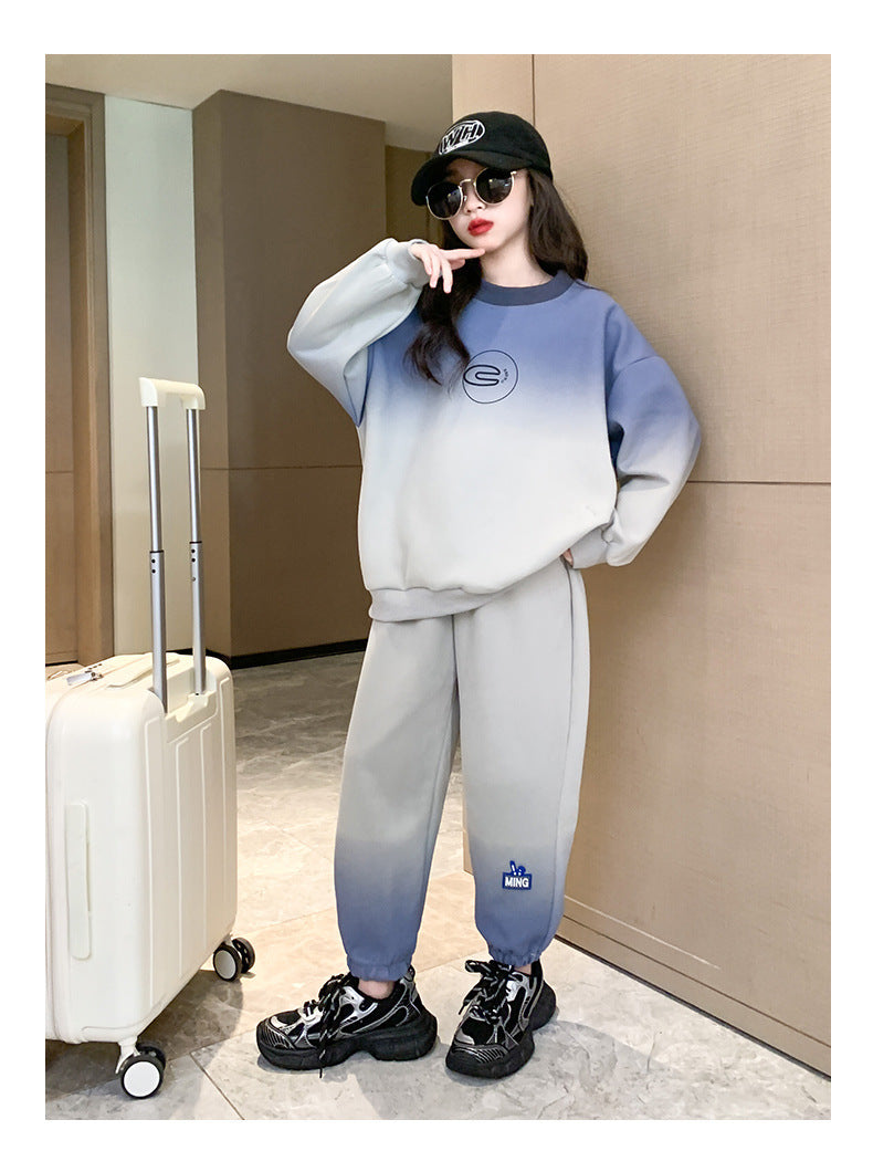 B-READY Kids Children's Sweater Sportswear Two-piece School Set