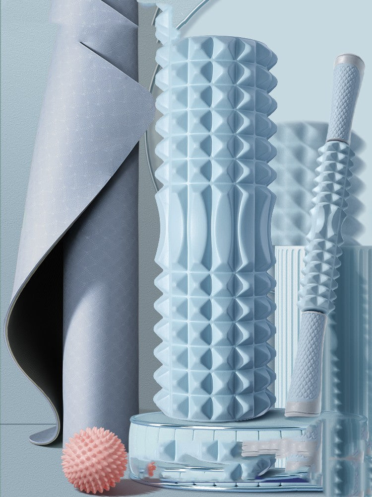 B-READY 26 Foam Shaft Roller Mace Yoga Supplies Massage Shaft Yoga Post including 12 Month Yoga Course