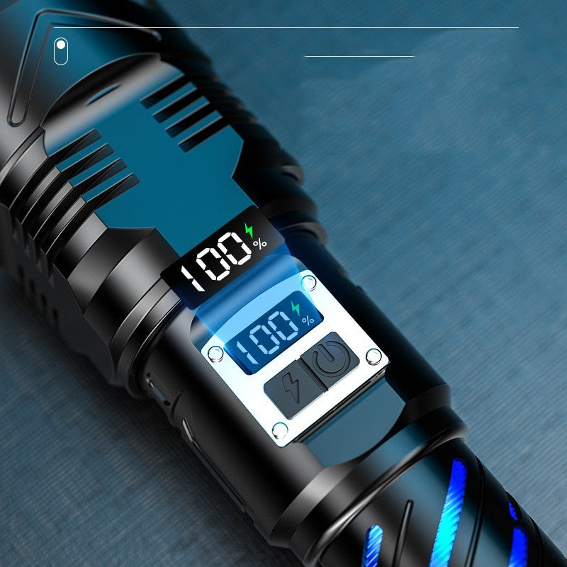 B-READY Self Defense Protection Security Aluminum Alloy Zoom Digital Display Flashlight smart 250000W Electro Shocker B-PREPARED 2026