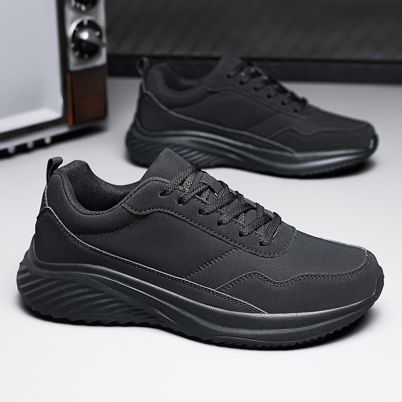 Black Autumn Soft Bottom Casual Running Shoes