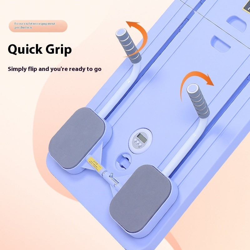 B-READY Home Gym Trainer Multi-functional Supine Board Home Sports Exercise Firm Abs Abdominal Muscle Flat Support Fitness Equipment incl. Trainings Course