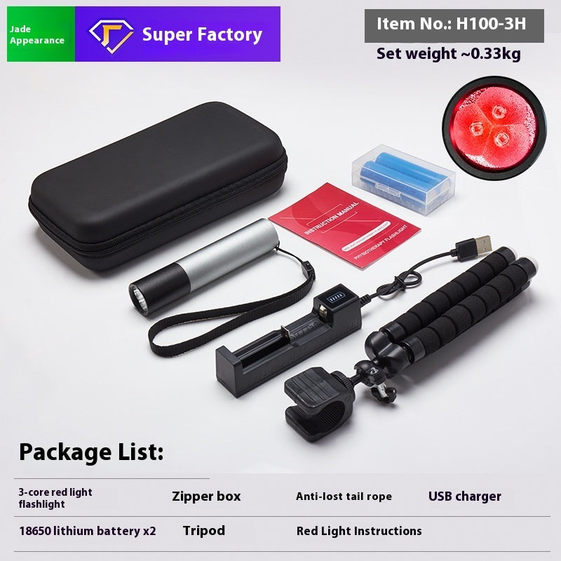 B-READY Popular Infrared Flashlight 3-core Red Light Physiotherapy Lamp B-PREPARED 2026