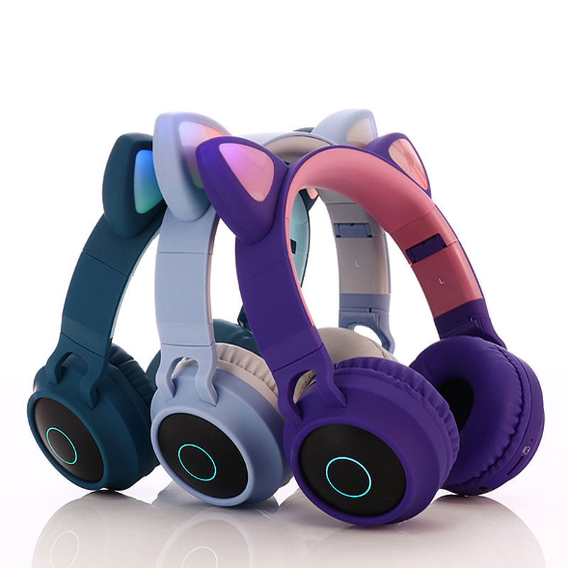 B-READY Kids Girls Noice Cancelation Cute Bluetooth 5.0 Headphone Stereo Wireless Headset