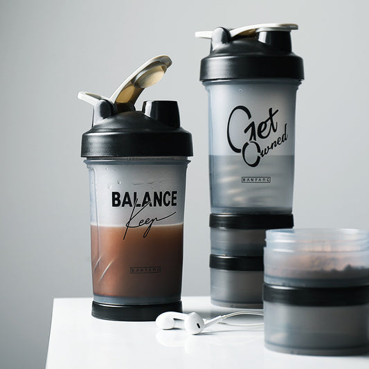 B-READY Couples Shake Cup Milkshake Cup Fitness Protein Shaker Portable Bottle Buy one get one for Free
