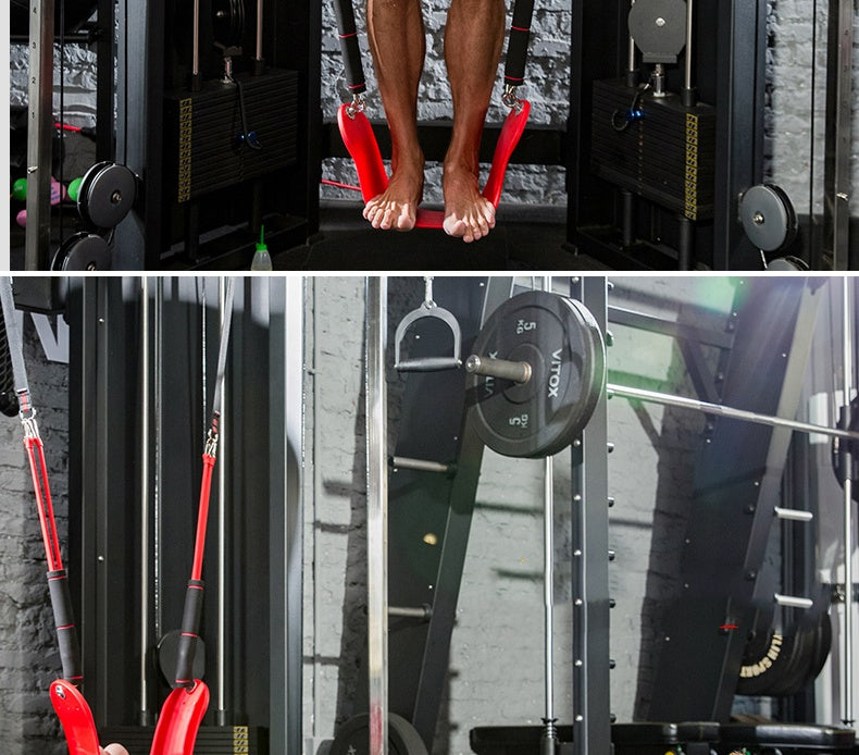 B-READY Paar Klimmzug-Hängetrainer mit Zugseil